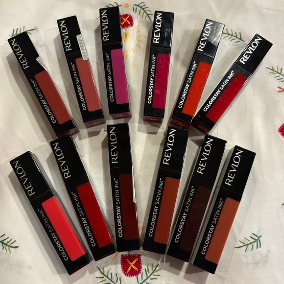 Wholesale Lot 12x Revlon ColorStay Satin Ink 16-hour Liquid Lipstick 0.17Oz New. - Picture 1 of 9